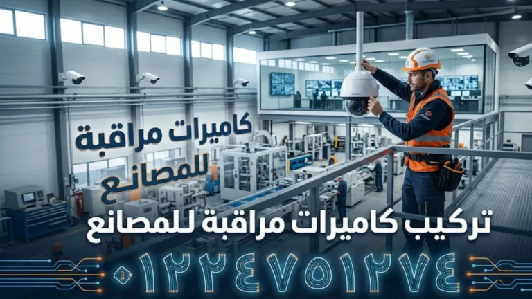 تركيب كاميرات مراقبة للمصانع 01224751274