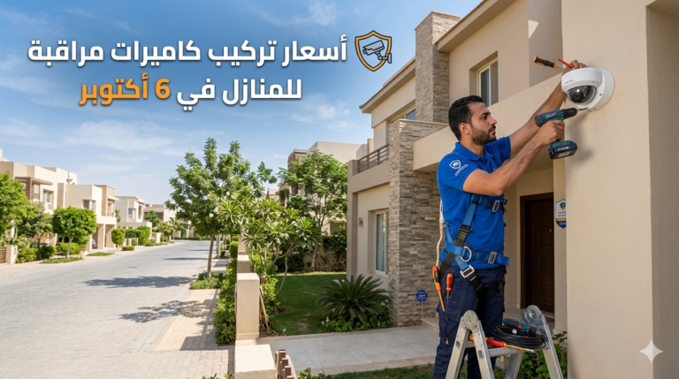 أسعار تركيب كاميرات مراقبة للمنازل في 6 أكتوبر