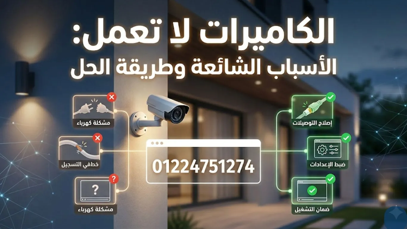 الكاميرات لا تعمل الأسباب الشائعة