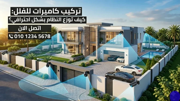 تركيب كاميرات للفلل كيف توزع النظام بشكل احترافي؟