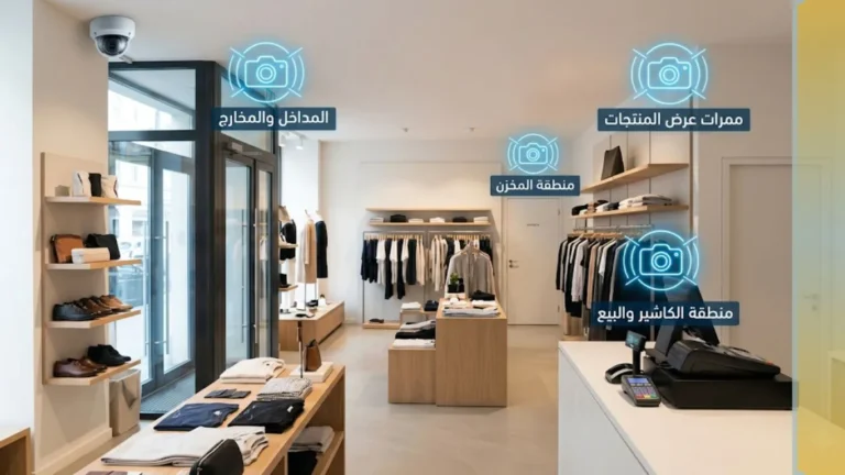 تركيب كاميرات مراقبة للمحلات ما الأماكن الأهم؟