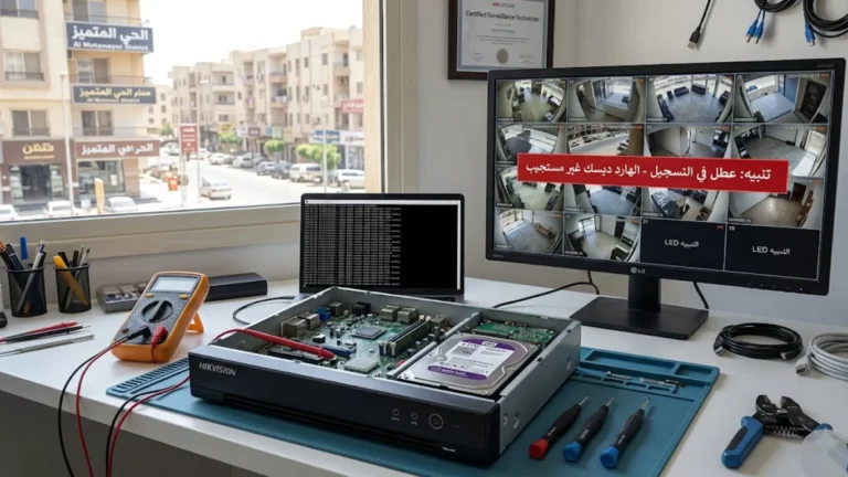 صيانة DVR في 6 أكتوبر وحل مشاكل التسجيل المتكرر