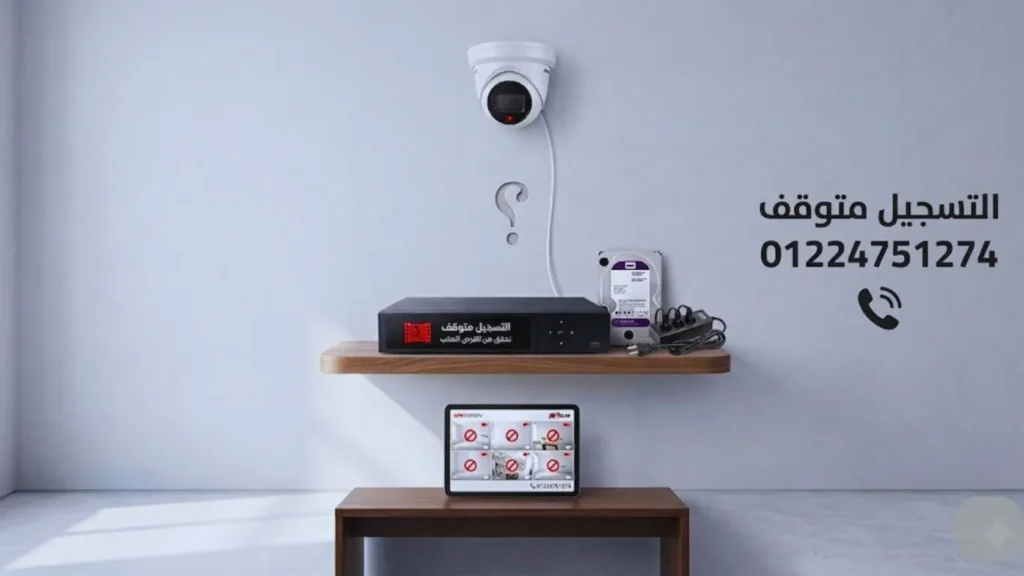 كاميرات المراقبة لا تسجل لماذا يتوقف التسجيل فجأة؟