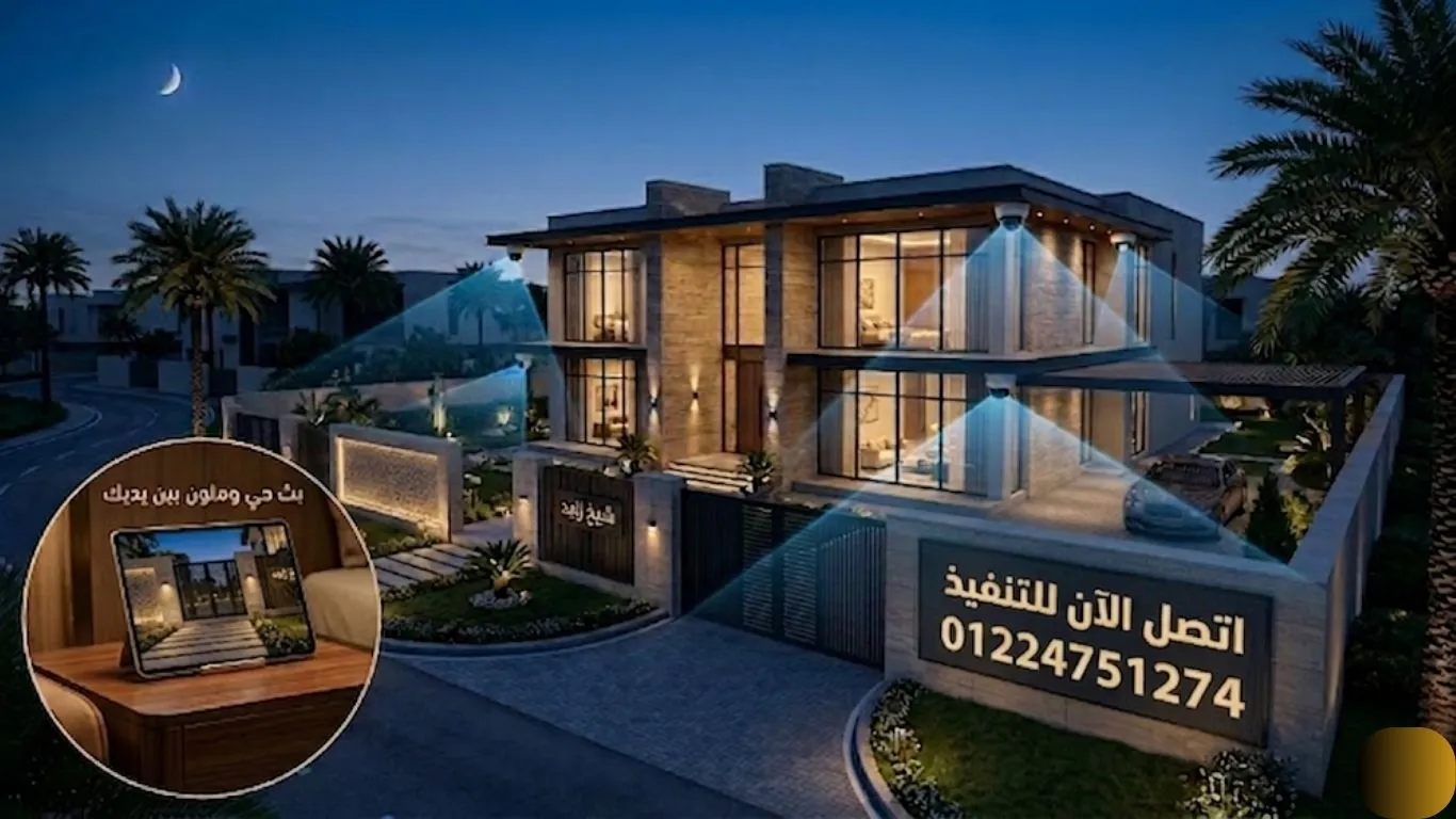 هل تحتاج كاميرات برؤية ليلية للفيلا في الشيخ زايد؟