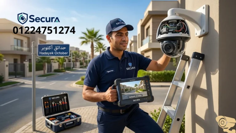 صيانة كاميرات مراقبة في حدائق أكتوبر بسرعة ودقة 01224751274