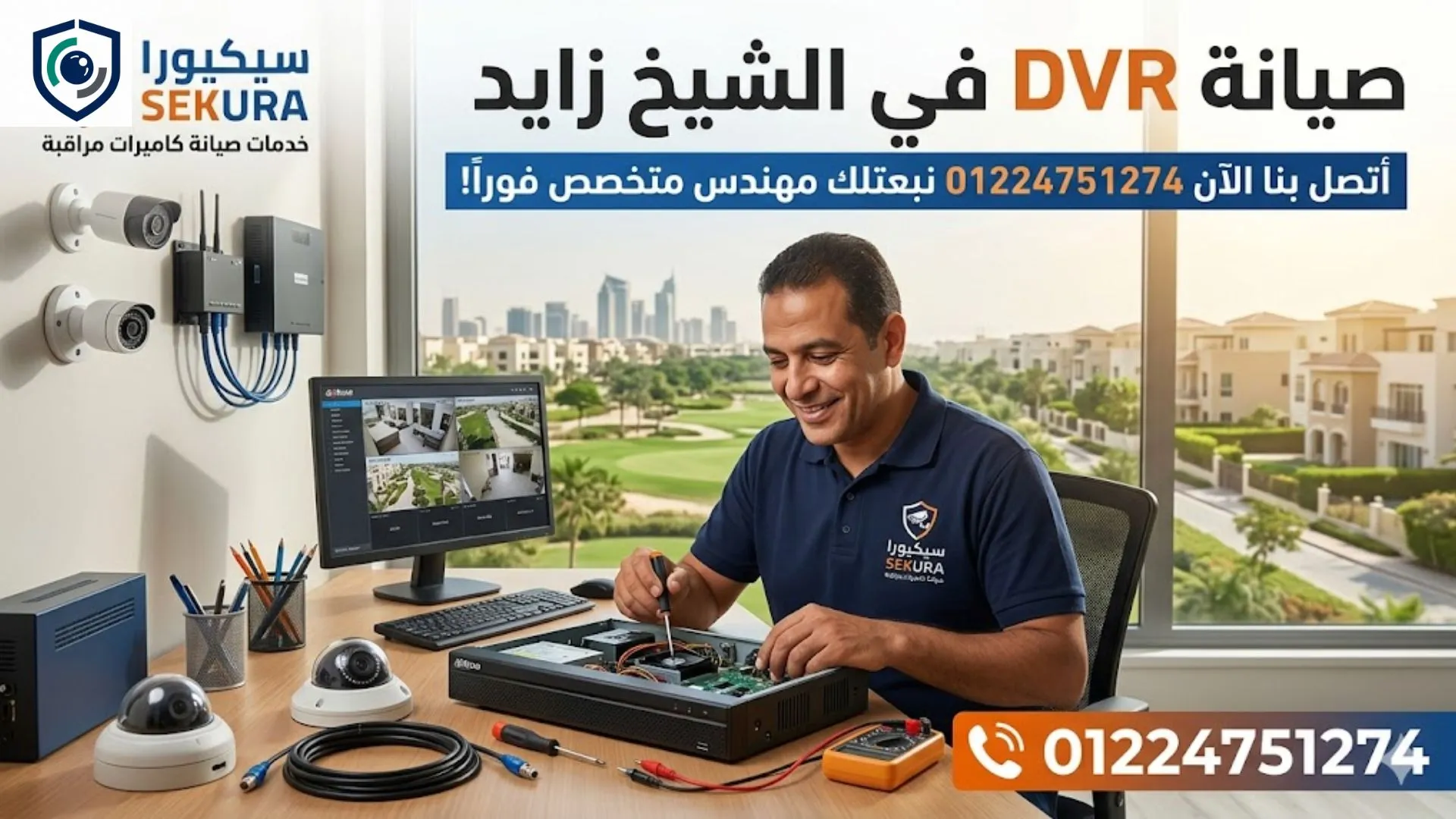 صيانة DVR في الشيخ زايد 01224751274