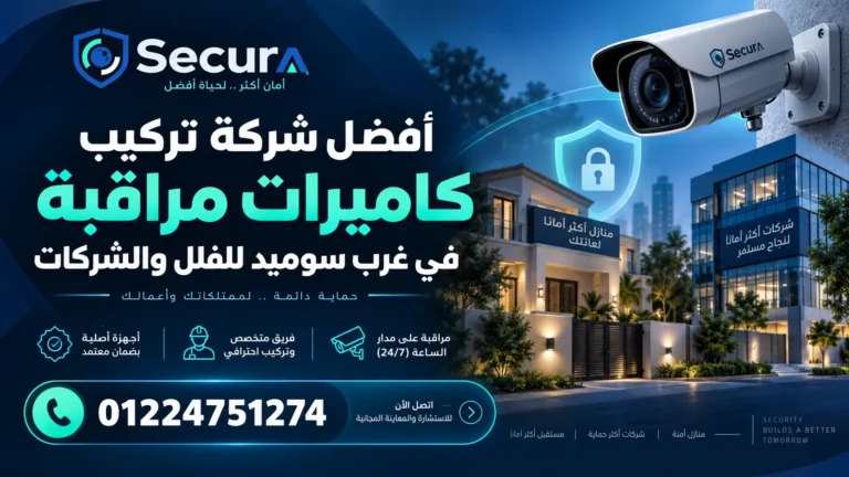 رقم أفضل شركة تركيب كاميرات مراقبة في غرب سوميد للفلل والشركات 01224751274